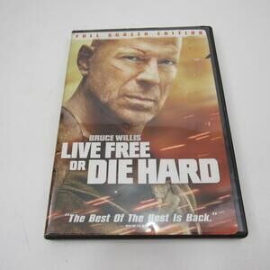 Live Free or Die Hard(Full‎ Screen Edition) DVD Bruce Willis - VERY GOOD